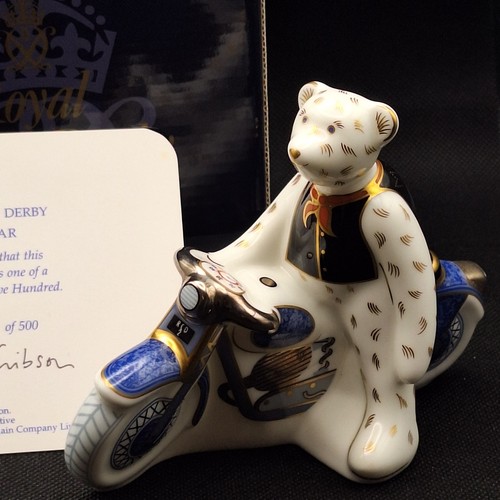 Royal crown derby paperweight - derby,