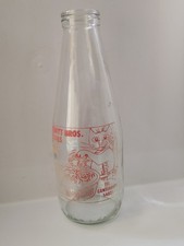 Abbott Bros. Dairies Cream for Whipping Glass Milk Bottle (Canterbury)