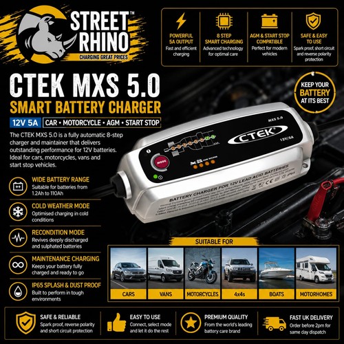 Ctek mxs smart battery - smart,