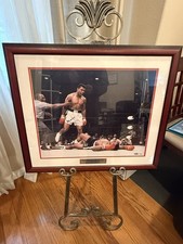 Muhammad Ali Signed “Sonny Liston Knockout” Framed 16x20 Photo – Iconic Image