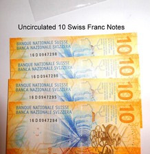 10 Swiss Francs (2017) NEW
