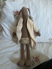 Maileg Médium Bunny Rabbit, With Bathrobe Imperfection Shown In Picture