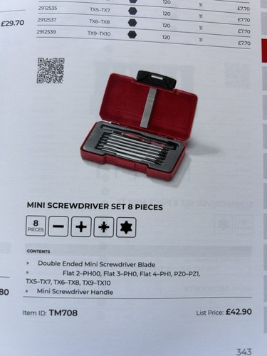 Teng tools mini screwdriver - teng,