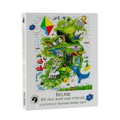 Map ireland 100 pieces - ireland,