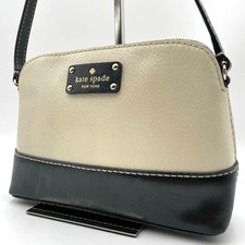 Kate Spade Shoulder Bag In Black Leather, Two-Tone