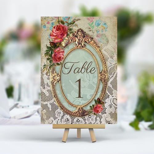 Vintage style wedding table - vintage,