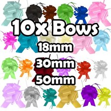 10x PP Pull Bows -  18mm 30mm