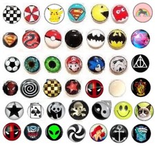 New Logo Ear Stud Earring Single or Pair Boys Mens Womans Girl​s Choose Design 