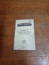 Morris Commercial Repair Charges CS9/80 CS10/80 Model 1937 Truck Lorry 