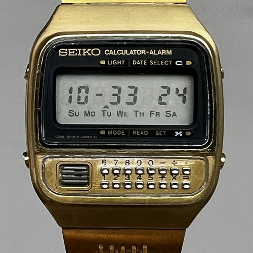 Seiko calculator alarm with - alarm,
