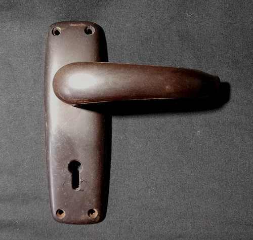 Vintage brown bakelite - bakelite, door