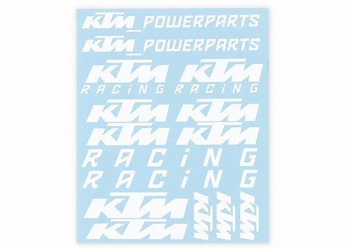 Ktm racing powerparts white - racing,