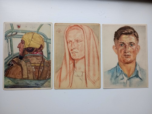 Ww2 original german postcards - ww2,