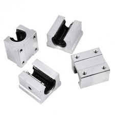 4pcs SBR10/12/16/25UU Aluminum