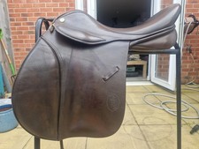 GFS - Fieldhouse "PRO" VSD Saddle -  17 inch - Brown - Medium Wide 