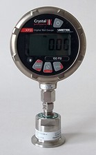 AMETEK Crystal XP2i Digital Pressure Gauge 0-100 psi, 2 inch sanitary diaphragm