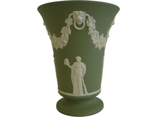 Wedgwood green jasperware - wedgwood,