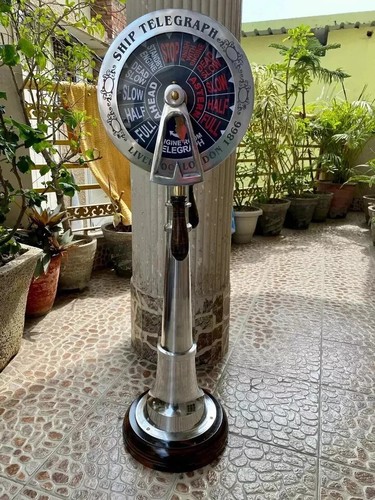 Vintage brass ship - 43",