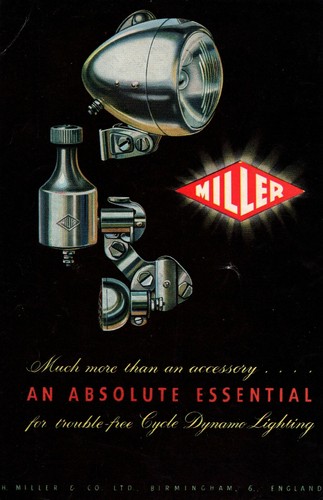 Vintage miller cycle - miller, dynamo