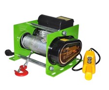 220V Wireless Remote Control Crane 1 Ton Electric Hoist Fast Heavy Duty