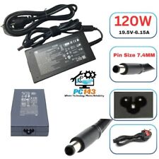 GENUINE HP Laptop Charger 19.5V-6.15A, 120W (7.4mm Pin) with Power Lead