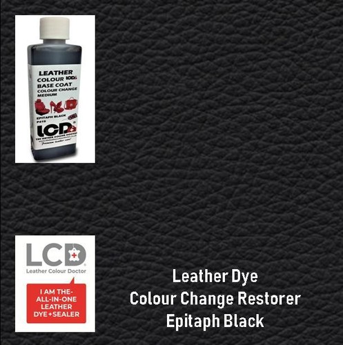 Leather colour restorer paint