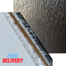 Door & Conservatory Replacement Panel White / Anthracite Grey PVC 28mm 800x900mm