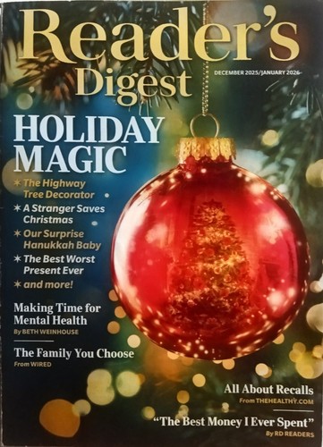 Reader digest magazine dec - magazine,