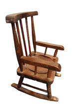 Antique Beech & Elm Rocking