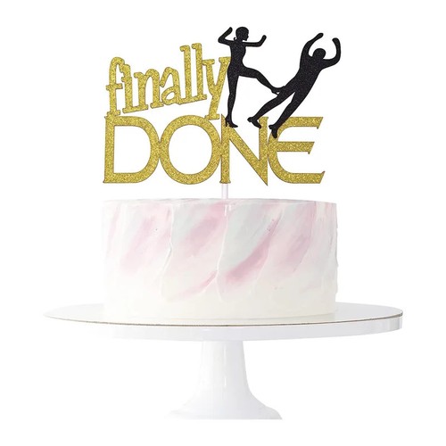 Divorce party cake topper - party,