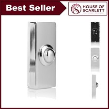 Universal chrome doorbell - chrome,
