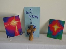 HOLDING CROSS MADE FROM OLIVE