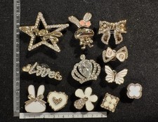 12pcs Golden Crocs Shoes