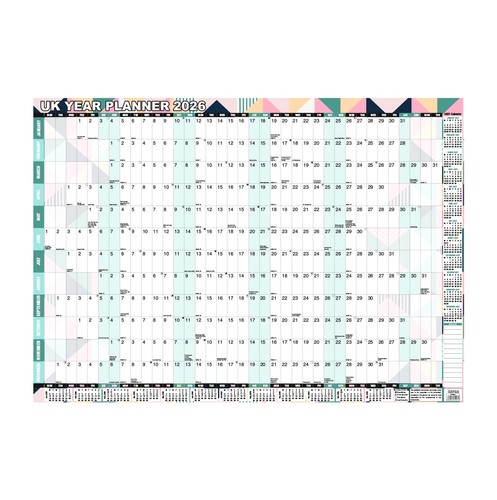 2026 year wall planner - year,