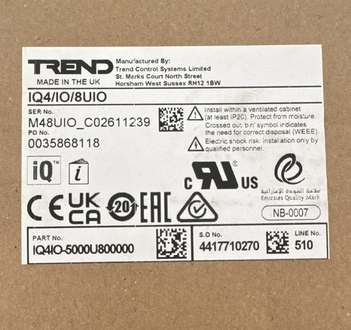 Trend iq4 8uio - iq4, plc