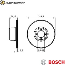 2x BRAKE DISCS 0 986 478 811