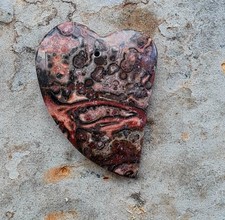 Ocean Jasper Heart Pendant