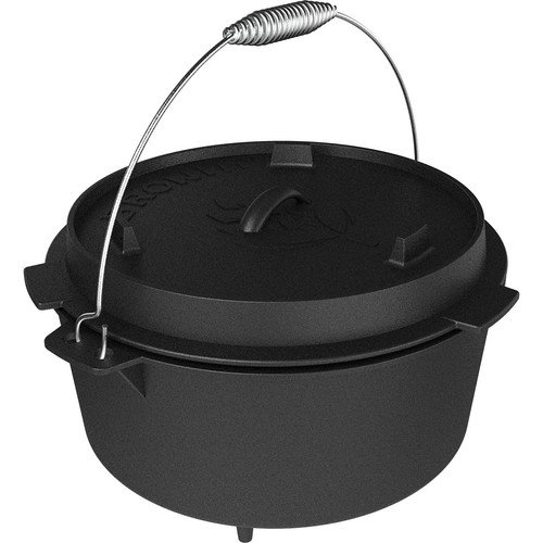 Cast iron suspended cauldron - suspended,