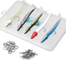 5pcs Saltwater Soft Sandeel