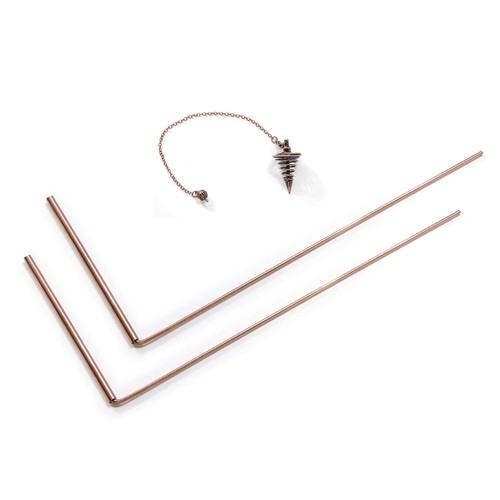 Pure copper dowsing rods - copper,