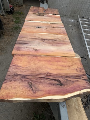 Yew boards slab rustic - boards,