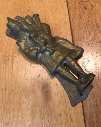 Brass vintage scottish piper - brass,