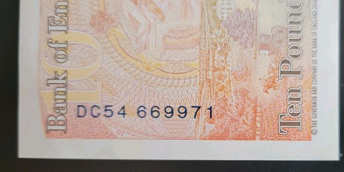 Dc54 ten pound - £10,