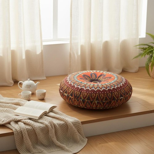 Zafu cushion thick - thick, padded