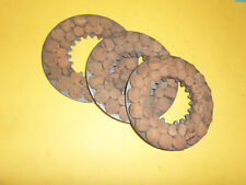 VINTAGE VESPA /DOUGLAS CLUTCH PLATES SET OF 3 NEW OLD STOCK