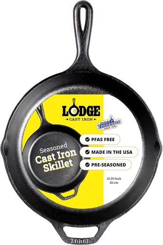 Lodge pre seasoned cast - pre-seasoned, iron