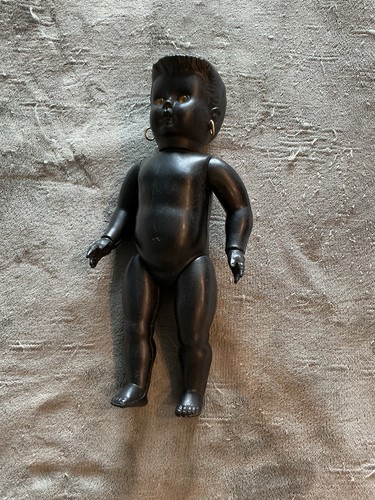 Vintage 1960s black - black, doll