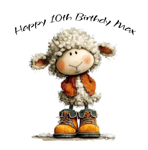 Personalised birthday card - personalised,