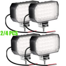 2/4x 4inch 800W LED Work Lights Bar Spot Pods Fog Lamp Offroad Driving Truck ATV