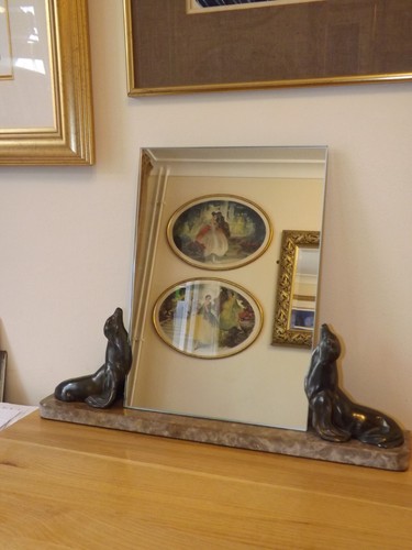 Art deco french spelter - art,
